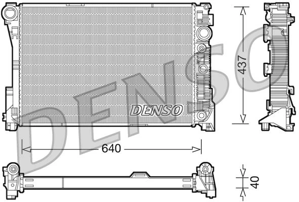 Motor Su Radyatoru Mercedes Glk-Class X204 08>15 W204 C63 Amg 08>14