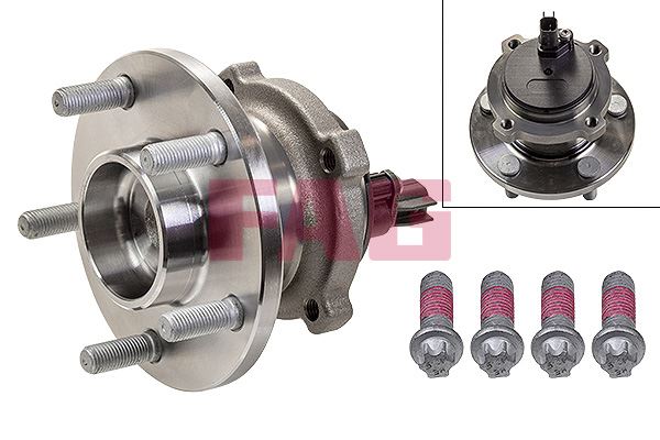 Arka Teker Poryası Rulmanli Focus C-Max 07>11-Focus II 04>11 ABS Li̇ 5 Bi̇jon Sensor Dahil