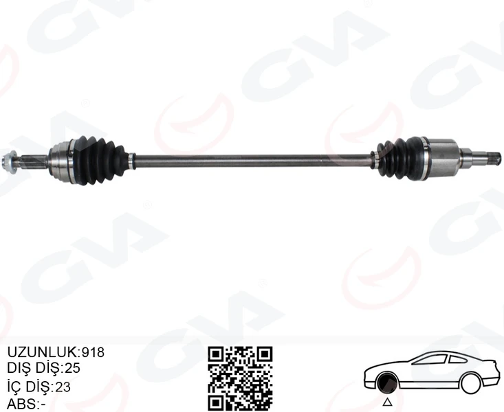 Ön Aks Komple Sağ Ford Yeni Courier 17> 1.5-1.6 Tdci-1.0 Ecoboost