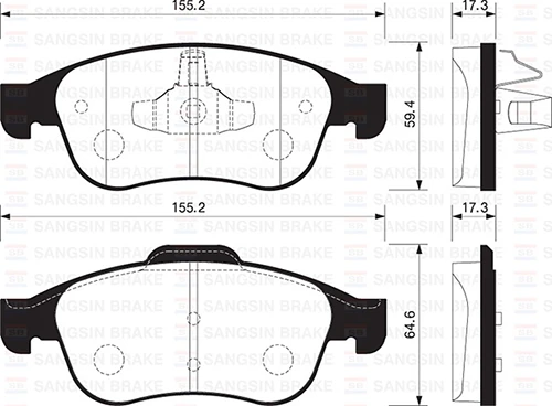 Ön Fren Balatasi Megane III 09> Scenic III 09>fluence 10>duster 10> Lodgy 12> Captur I 13>1.5 Dci 1.6 16v