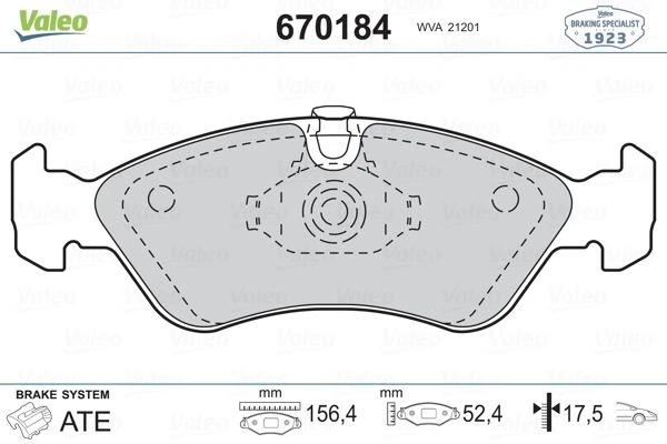 Ön Balata Astra F 91-98 Calibra-Omega-Vectra A 1.8-2.0 88-95