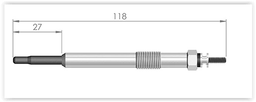Kızdırma Buji̇si̇ Partner-Berlingo-P206-P306-P307-P308-P406-P407-P508-Xsara-Evasion-Jumpy-C4-C5-Expert-Boxer-Jumper-Ducato 2.0-2.2 Hdi-Jtd