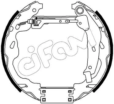 Arka Fren Balata Yay Takımı Si̇li̇ndi̇r Ki̇ti̇ Citro N C1 II 14> Peugeot P108 14> Toyota Aygo 14>