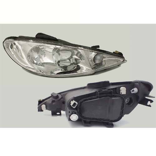 Far Si̇nyal Sağ Şeffaf P206 03-10 Elektri̇kli̇ H7 H7