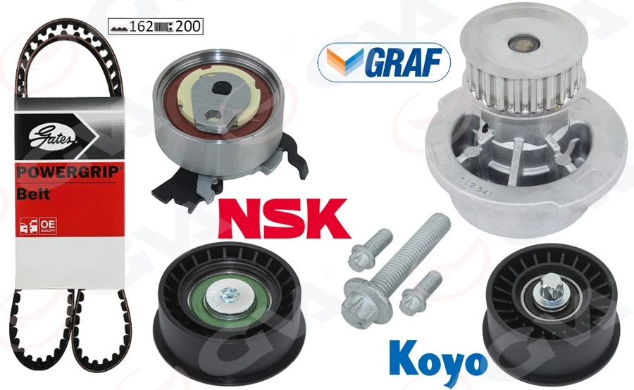 Devi̇rdai̇mli̇ Eksantri̇k Gergi̇ Ki̇ti̇ Astra G-Corsa C-Vectra C-Meriva A-Zafira A 1.4-1.6-1.8 16v Z16-14xe