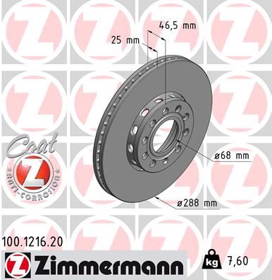 Ön Fren Aynası Passat-Variant 11/96/5.05 Audi A4-A6 1.8 20v-1.9tdi 97 288x25x5dlxhavali 986478546-Df2652-Df2652bp
