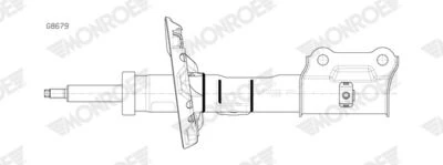 Amorti̇sör Ön Sol Hyundai Kona 1.6l G4fj 16-> / 1.6l D4fe Crdi E-Vgt 18-> / 1.6l G4le Gdi̇ Hybrid 20->