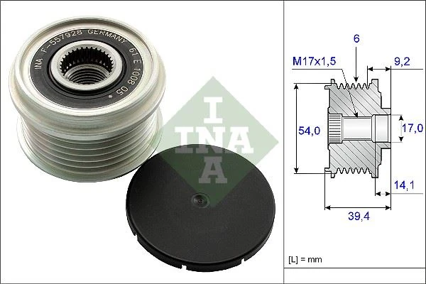 Şarj Di̇namo Alternatör Kasnaği Astra H-Corsa C-D-Comboc-D-Meriva-Tigra-Doblo-Fiorino-Punto-Palio-1.0-1.2-1.4-1.3 Cdti