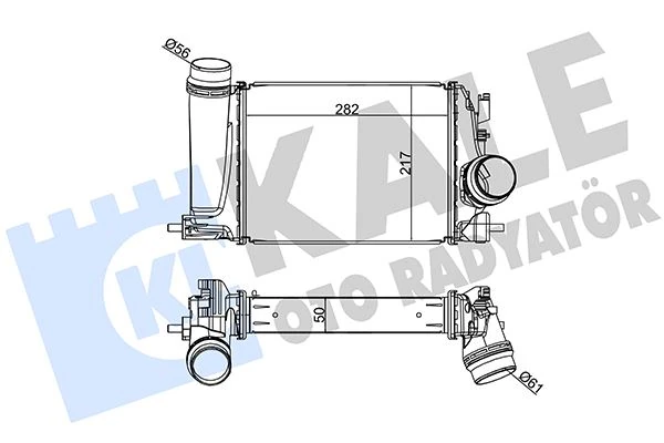 Turbo Radyatörü Intercooler Megane IV Grandtour 1.2 Tce 16 > Nissan Qashqai 1.2 Dig-T