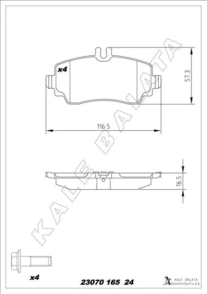 Fren Balatasi Ön Mercedes A-Class W168