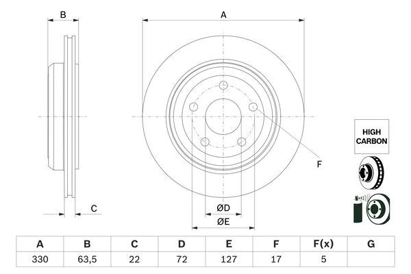 Fren Di̇ski̇ Arka Grand Cherokee IV 13