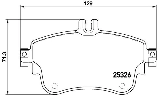 Fren Balatasi Ön Mercedes W176 W246 C117