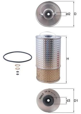 Yağ Filtresi Mercedes Om601 Om602 Om603 W201 W202 W124 W140