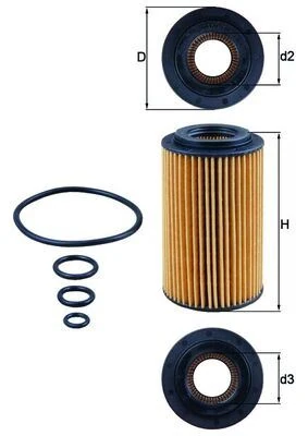 Yağ Filtresi Mercedes M112 M113 M272 M273 W203 Cl203 C219 W211 W220 W221 W163