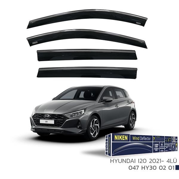 Kromlu Cam Rüzgarliği Hyundai I20 2021-4lü