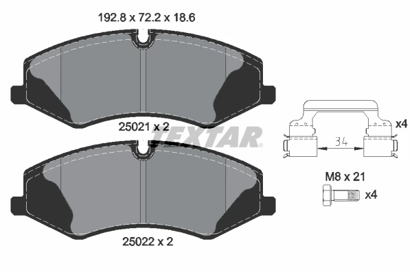 Fren Balatasi Ön Land Rover Defender L663 L319 L462 Range Rover L322 L405 L320 L494 L560