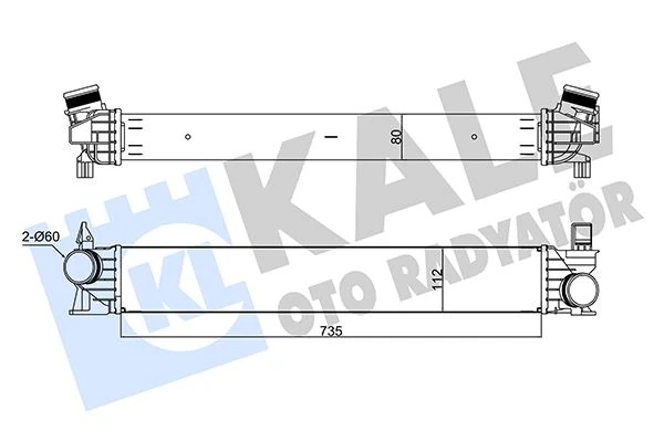 Turbo Radyatörü Intercooler Boxer III-Jumper III 2.2-3.0hdi 12 Ducato III 2.3-3.0jtd 11 Euro5