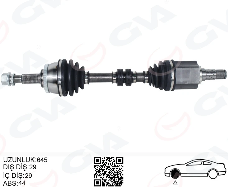 Komple Aks Sol Nissan X-Trail 2.0l Qr20 T30 01-06 / 2.5l Qr25de T30 01-06 Otomati̇k Vi̇tes