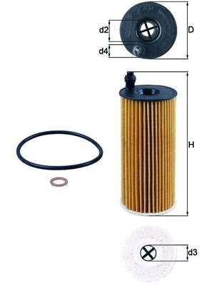Yağ Filtresi BMW N47 N57 F10 F20 F30 F32 F34 F36 F01 F07 E90 F22 E84 F25 F15 F16 F26 . Toyota Verso 13>18 Auris 15> Rav4 15> Avensis 15>