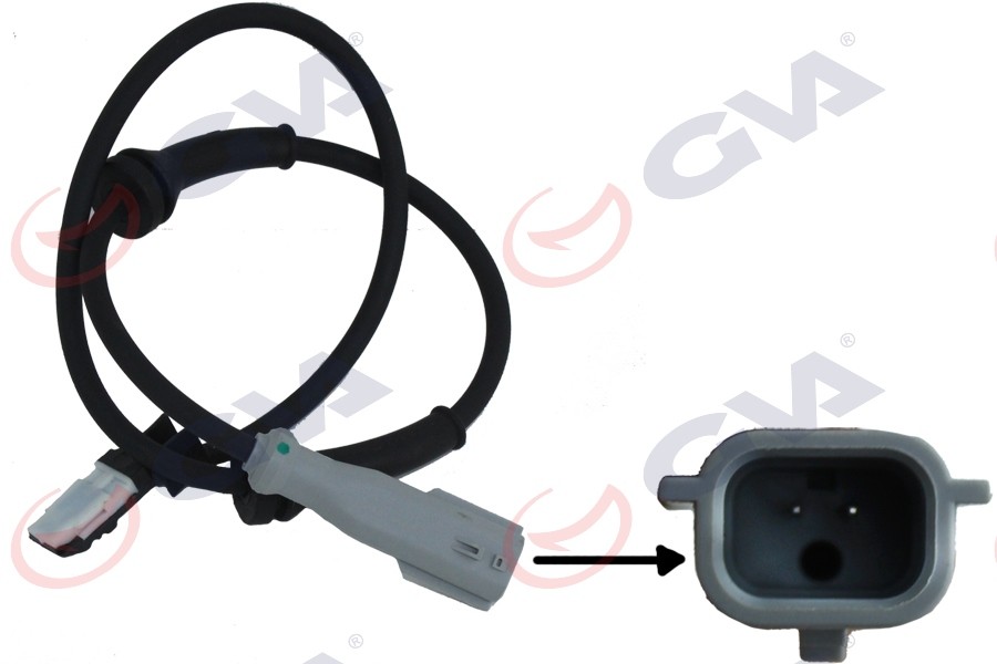 ABS Sensoru Arka Sol Mercedes Citan W415 12 . Renault Kangoo 08