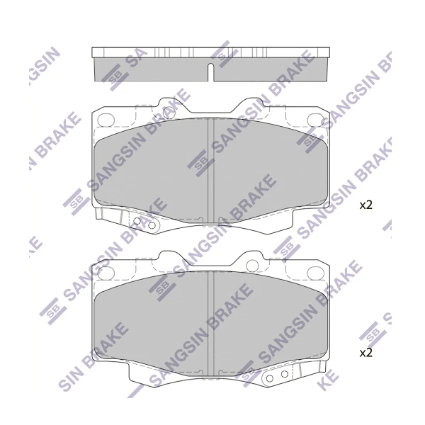 Ön Balata Toyota Hilux Pickup 2.5d-4d 4wd 01 > Gdb3428