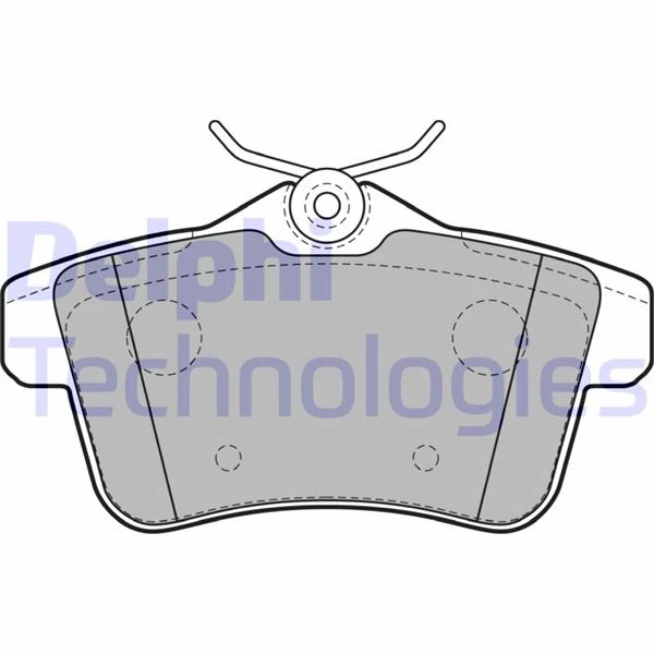 Arka Fren Balatasi Peugeot P3008 09 16 P5008 09 17 P508 10 18 P308 Gti-Rzc 10 14 Citroen C4 09 16 Ds4-Ds5 11 15