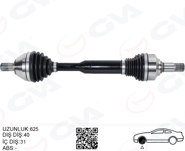Ön Aks Komple Sol Volvo Xc60 I 15>17 D4-D3 Manule 6 Vi̇tes