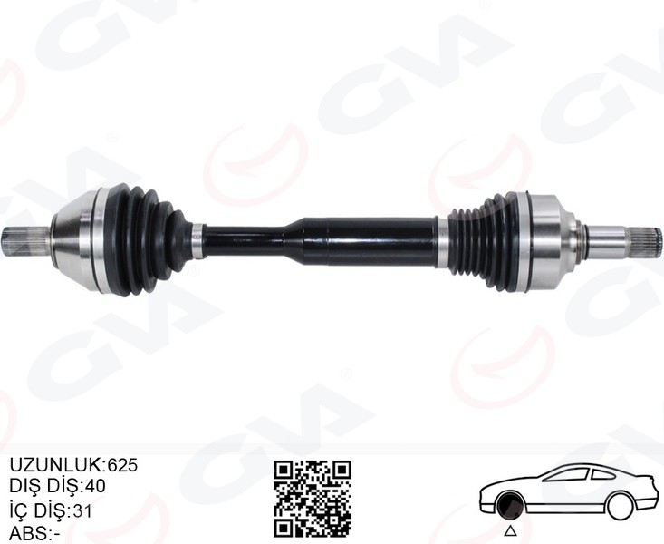Ön Aks Komple Sol Volvo Xc60 I 15 17 D4-D3 Manule 6 Vi̇tes