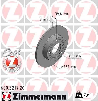 Arka Fren Aynası Cordoba 96/10.02 Ibiza III 96/2.02 Arosa 00/6.04 Polo 96/01 232x8.8x4dl 986478492-986479c67-Df4062