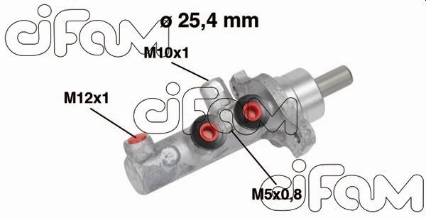 Fren Ana Merkezi̇ 25.4mm Opel Astra H 04 14 Zafira B 07 15 Esp Hari̇ç
