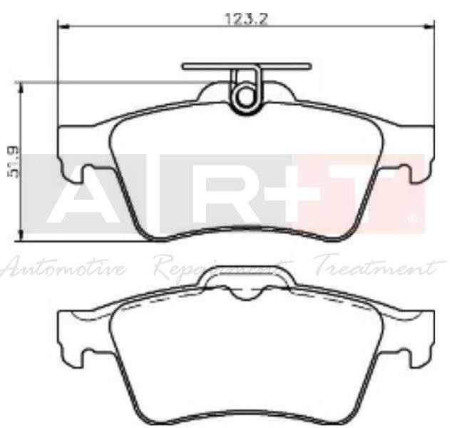 ART-AYNA Fren Balatası ARKA AUDI, CITROËN, FORD, OPEL, PEUGEOT, RENAULT