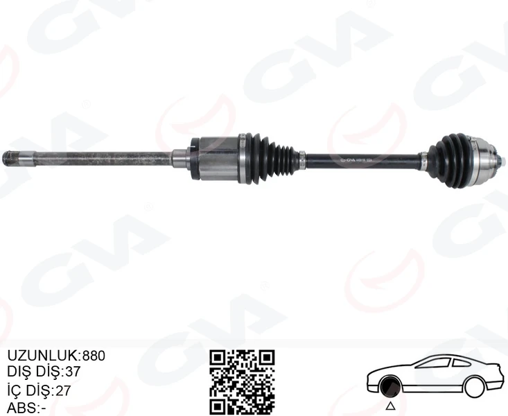 Komple Aks Ön Sağ BMW X3 F25 X4 F26 880mm