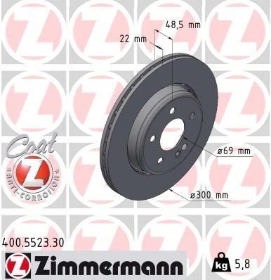 Fren Diski Arka Mercedes W205 S205 C205 A205 C257 W213 C238