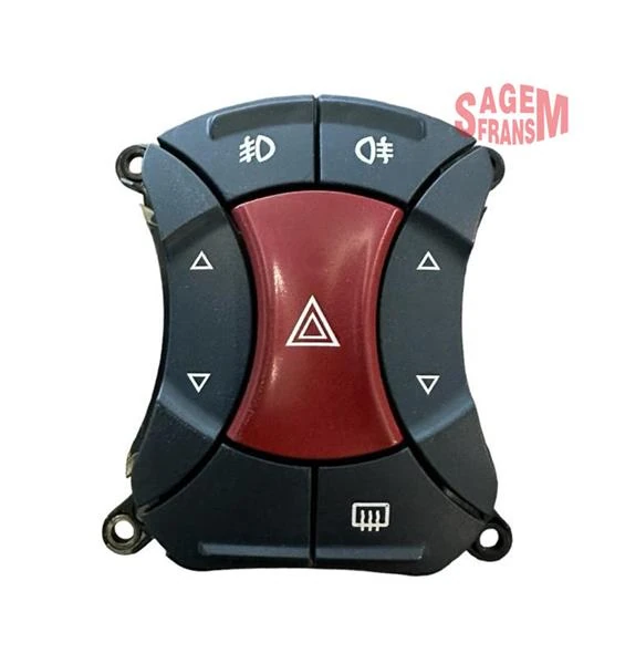 Dörtlü Flaşör Cam Açma Düğmesi̇ Fiat Doblo 01>