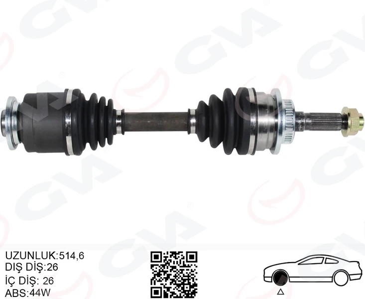 Ön Aks Komple Sol Ford Ranger 2.5td 02 07 Mazda Bt50 02 0 6 ABS Li