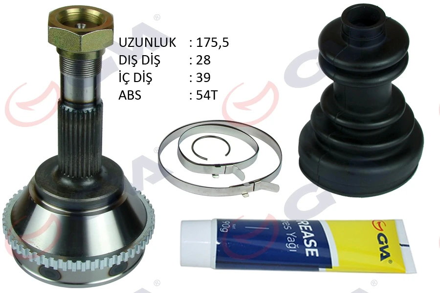 Aks Kafasi Dış Ducato-Boxer-Jumper 94 02 2.5 D 2.8d 28x39x63 175.5mm