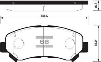 Ön Fren Balata Nissan Qashqai 1.5l Dci K9k Dizel 1.6l 2.0l Hr16 Hr20 J10 06-13 / X-Trail 2.0l Qr20 T31 07-> 2.0l M9r T31 Dizel 07->