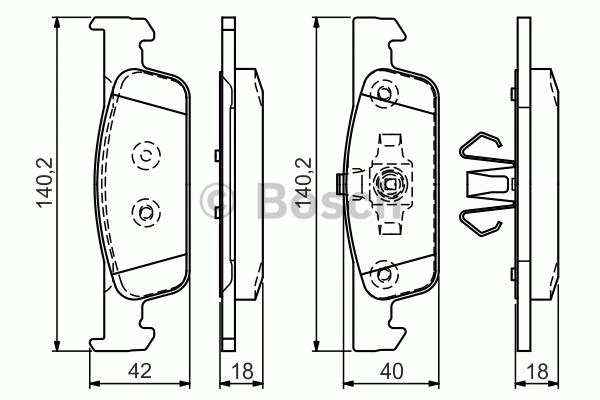Ön Fren Balata Renault Clio IV 12> Dacia Logan II 12> Sandero II 12>
