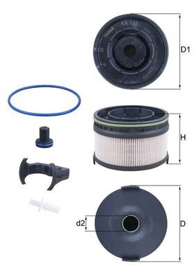 Yakıt Filtresi Mercedes Om654 W177 W247 W205 S205 C205 W213 S213 C238