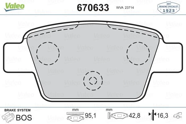 Arka Fren Balatasi Fiat Stilo 02 Linea 07 Bravo II 07 14 Alfa Romeo Mi̇to 08 Multipla 99
