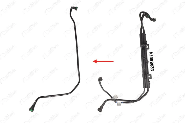 Yakıt Borusu Braket Hariç Ok Ile Gösterilen Hortum Fiat Fiorino Kombi Van 225 1.3 Mtj