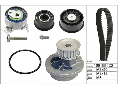Devi̇rdai̇mli̇ Eksantri̇k Gergi̇ Ki̇ti̇ Astra F-Corsa B-Vectra B 1.4i-1.6i-1.8i 16v X14xe-X16xel-X18xe 1334066-9192797-90444079