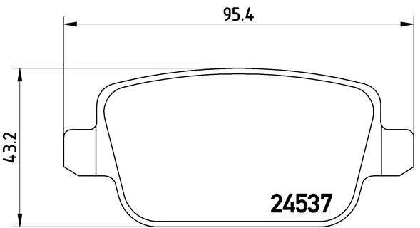 Arka Fren Balatasi Mondeo IV Ca2 07 14 S-Max 09 06 S-Max 09 Kuga I 08 12 Galaxy III 06 Volvo S80 II 06 S80 07 V70 06 V70 07 Xc70 06 Freelander 2 2.2