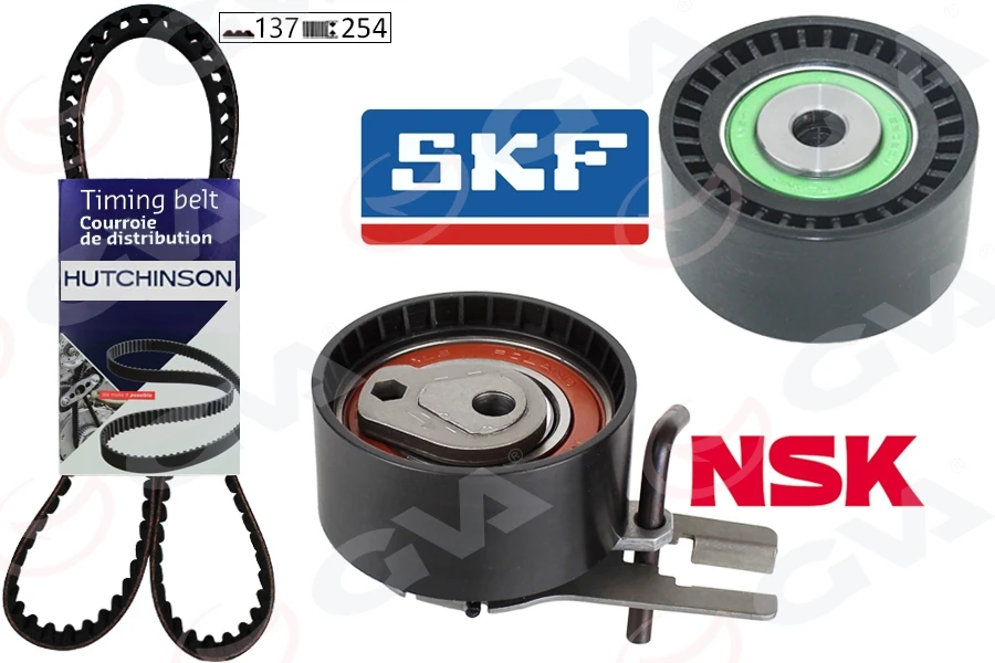 Eksantri̇k Gergi̇ Ki̇ti̇ P206-P207-P307-P308-P407-P3008-Expert-Partner-Berlingo-Jumpy-C2-C3-C4-C5-Xsara-Focus II-Fiesta V-Vi Volvo S40-C30-V50-Fiat Scudo Euro4 1.6 Hdi-Tdci̇