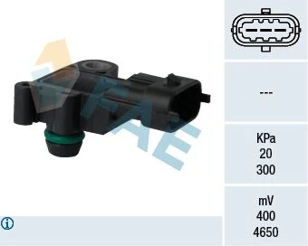 Manifold Basinc Sensoru Map Land Rover Freelander L359 Defender L316 Range Rover L538 . Ford Trans It Tourneo Connect Mondeo Kuga Focus Peugeot Boxer Citroen Jumper