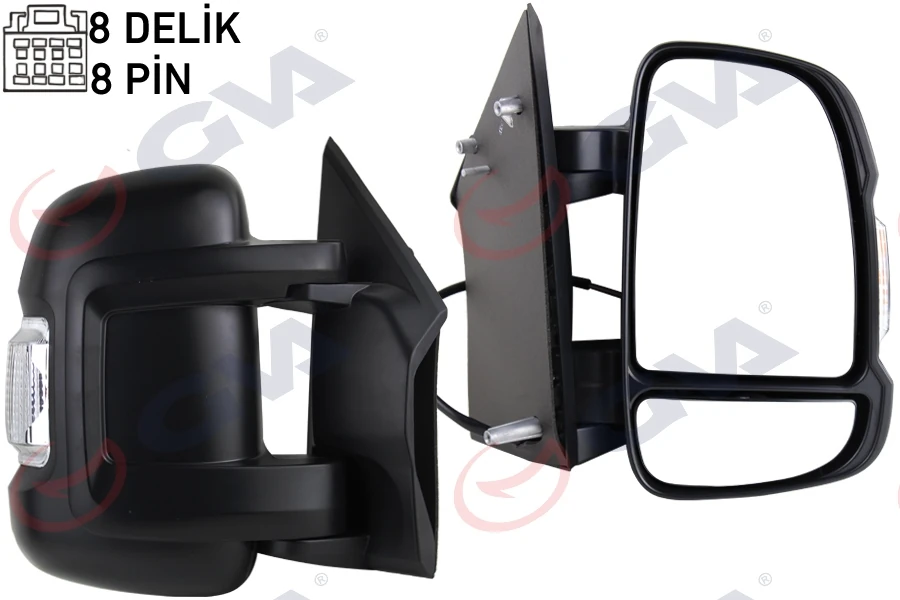 Dış Di̇ki̇z Aynası Sağ Ducato-Boxer-Jumper 06> Elektri̇kli̇ Isitmali Si̇nyalli̇ Kisa Kol Konveks 8 Fi̇ş Çi̇ft Cam