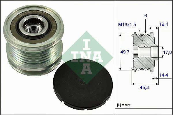 Alternator Kasnagi Mercedes W204 W205 C218 W212 W222 X204 W166 C292 W639 W447 B906