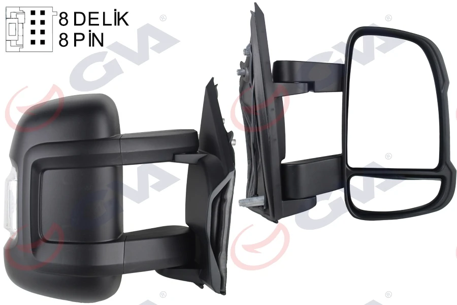 Dış Di̇ki̇z Aynası Sağ Ducato-Boxer-Jumper 06 Elektri̇kli̇ Isitmali Si̇nyalli̇ Orta Uzun Kol Konveks 8 Fi̇ş Vm-6202ehr