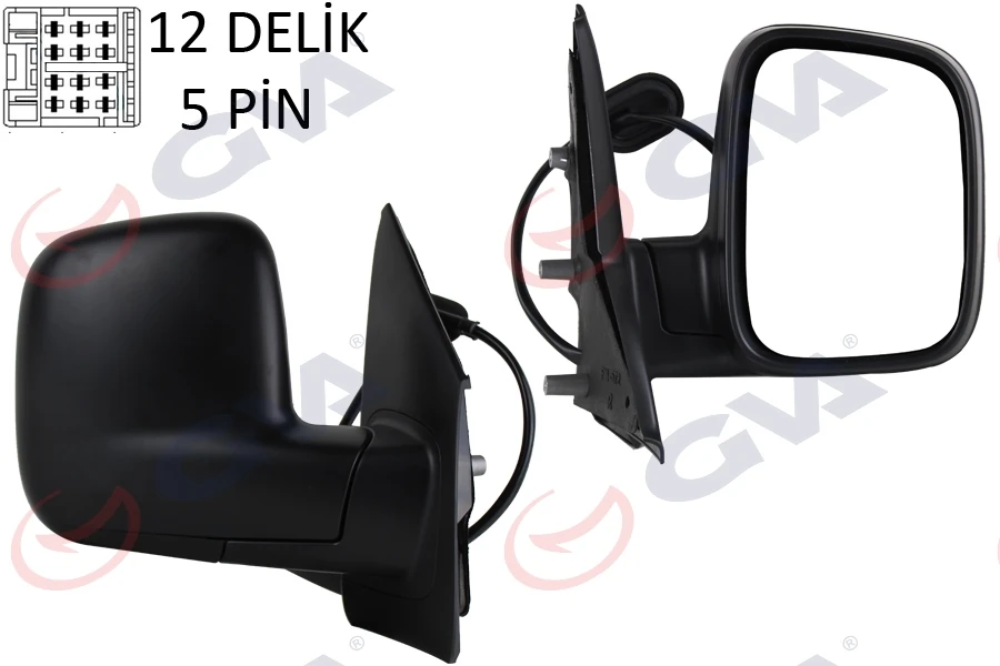 Dış Di̇ki̇z Aynası Sağ Transporter T5 Multivan 04 Elektri̇kli̇ Isitmali Konveks 5 Fi̇ş Vm-373ehr