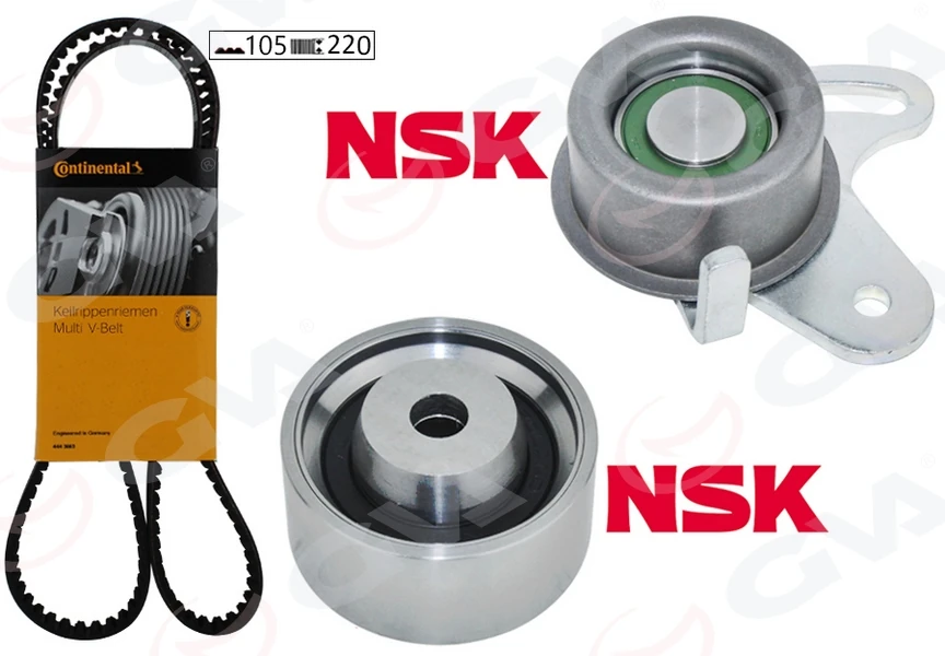 Tri̇ger Kadış Seti̇ Hyundai Accent Admire Era 1.5l G4eb 01-1.4l 1.6l G4ed G4ee 01-10 / Getz 1.4l 06-10 / Matrix Elantra 1.6l 01-06 / Kia Rio 1.4l 1.6l 06-10 / Cerato 1.6l 04-07 1 Kadış 2 Rulman